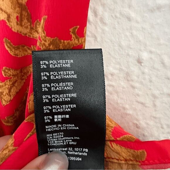 Urban Outfitters Orion Bustier Floral Mini Dress Size XS - Picture 9 of 10